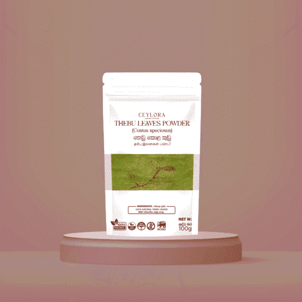 Thebu leaves powder natural supplement for diabetes management Sri Lanka traditional medicine