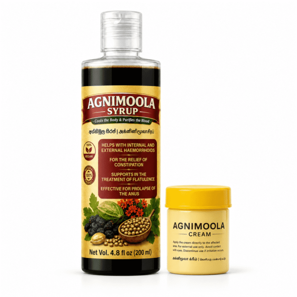 Ceylora Agnimoola Cream for Ayurvedic external haemorrhoid care