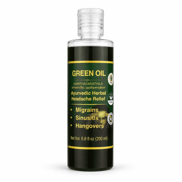 Ceylora Green Oil Ayurvedic migraine and headache relief oil