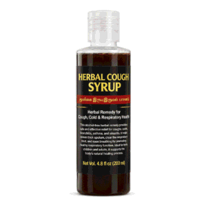 alcohol-free Herbal Cough Syrup for respiratory and mucus support