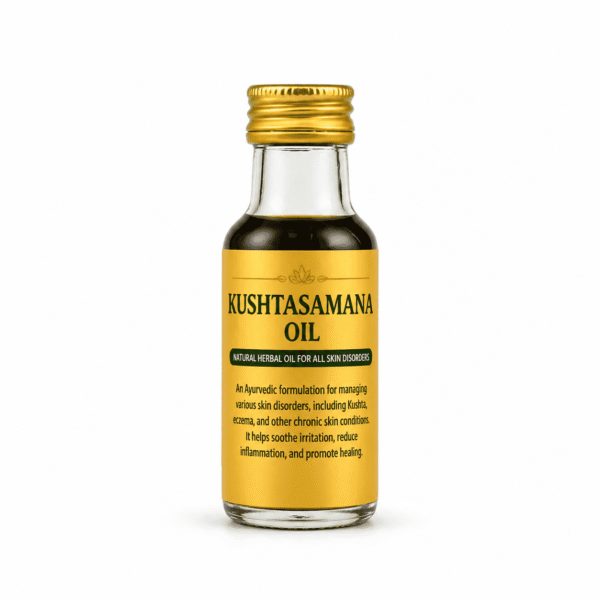 Ceylora Kustasamana Oil Ayurvedic herbal oil for irritated skin