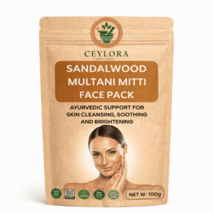 Sandal Multani Mitti Face Pack for deep cleansing and brightening