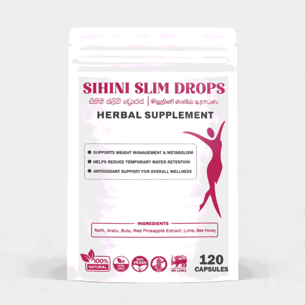 Ceylora Sihini Slim Drops for herbal weight management and digestive support